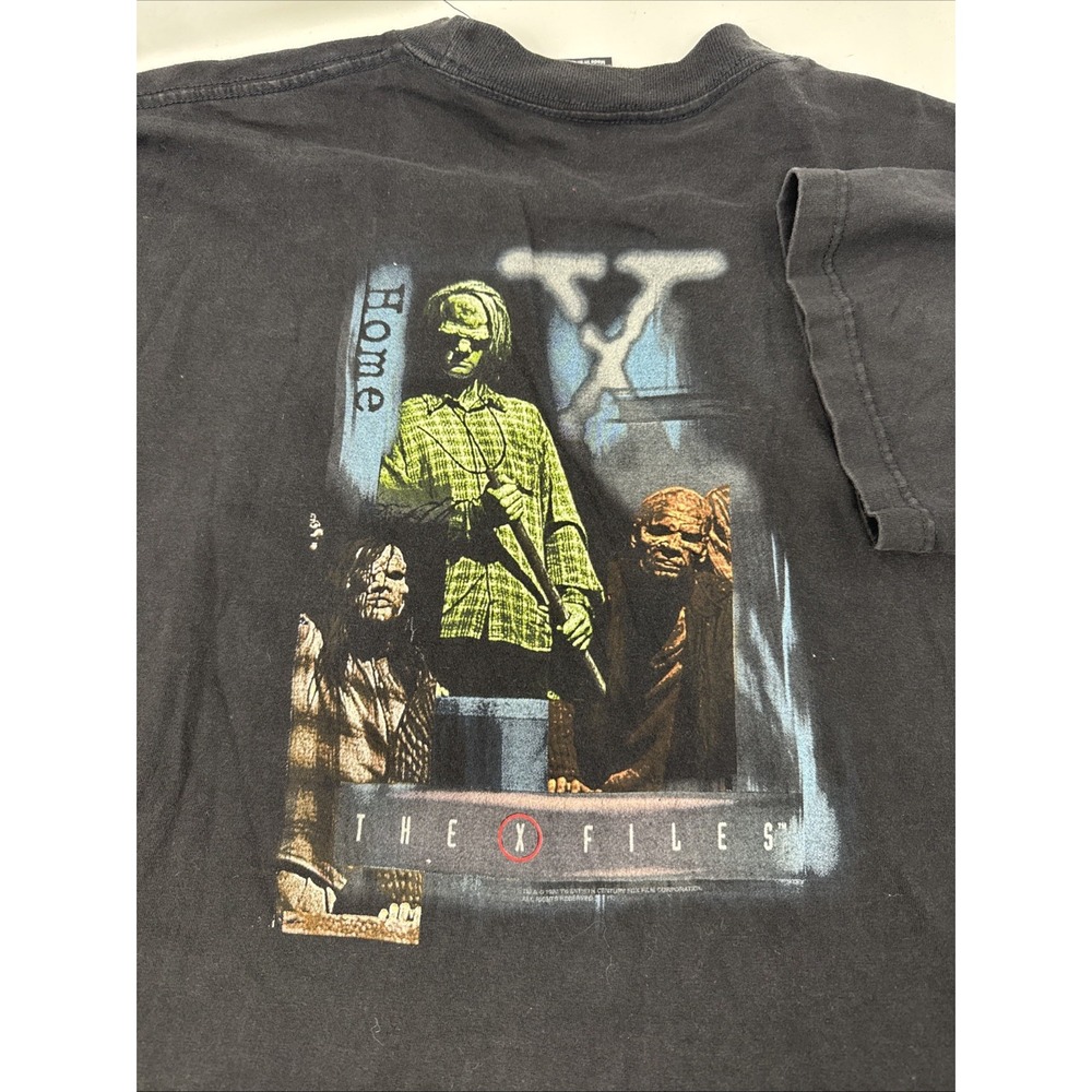 The X Files Shirt‎ "Home" Episode Nearly Banned Giant Tag Mens L Peacocks Rare